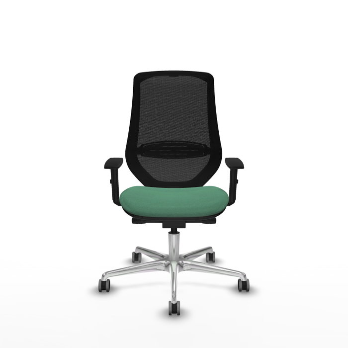 PIQUERAS Y CRESPO Silla de oficina Mardos Verde esmeralda y Negro
