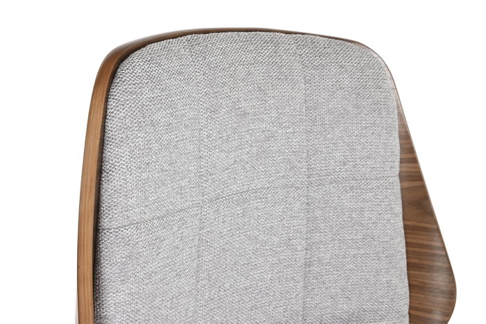 DKD Home Decor Taburete Poliéster Nogal Ajustable DKD Home Decor Taburete Poliéster Nogal Ajustable