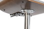 DKD Home Decor Taburete Poliéster Nogal Ajustable