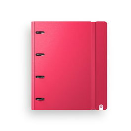 Carpebloc Carchivo Foam Style Pp A4+ 4 An.Mixtas 35Mm Con Rec. 100 Hj. Cuadric.4X4 Rojo