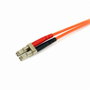 Startech Cable de Fibra Óptica Multimodo LC-ST 2m Naranja