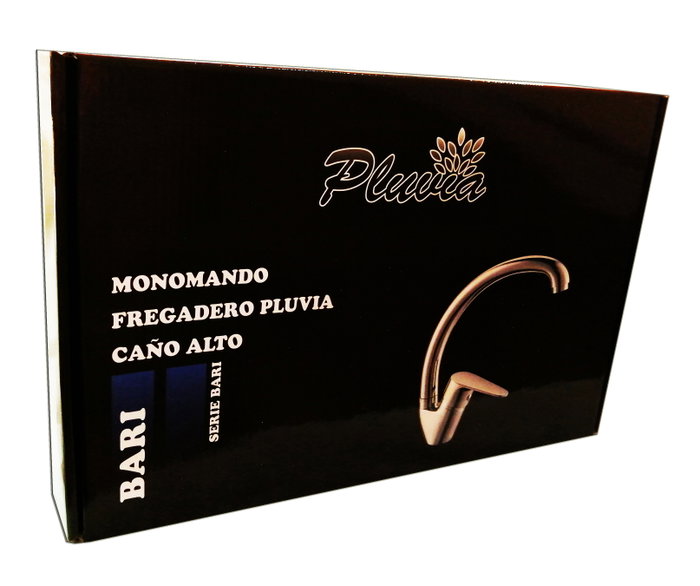 PLUVIA Grifo Monomando Bari Caño Alto MT9011-8