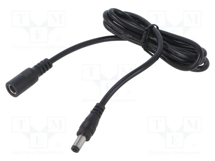 POS Cable de alimentación CC 1m DC 5,5/2,5 POS Cable de alimentación CC 1m DC 5,5/2,5