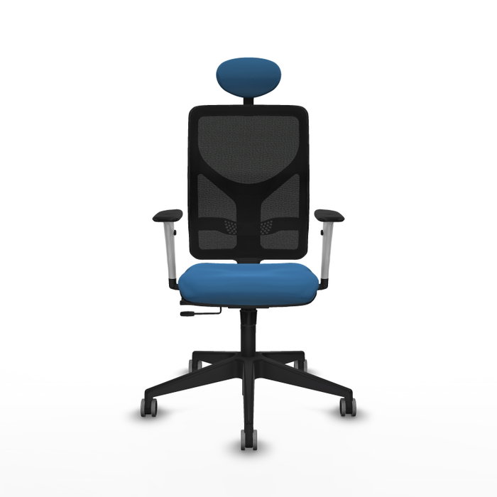 PIQUERAS Y CRESPO Silla de oficina Motilla Azul claro con mecanismo Sincro/Traslack PIQUERAS Y CRESPO Silla de oficina Motilla Azul claro con mecanismo Sincro/Traslack