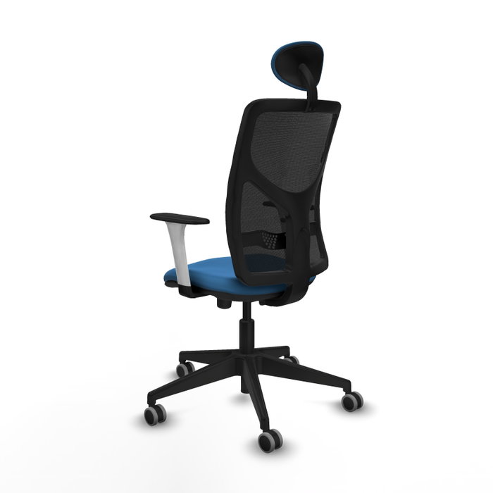 PIQUERAS Y CRESPO Silla de oficina Motilla Azul claro con mecanismo Sincro/Traslack PIQUERAS Y CRESPO Silla de oficina Motilla Azul claro con mecanismo Sincro/Traslack