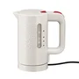 Bodum Bistro 11451 Hervidor Eléctrico, Blanco Crema, 700W, Capacidad 500 ml, Nivel de Agua Visible, Resistencia Oculta