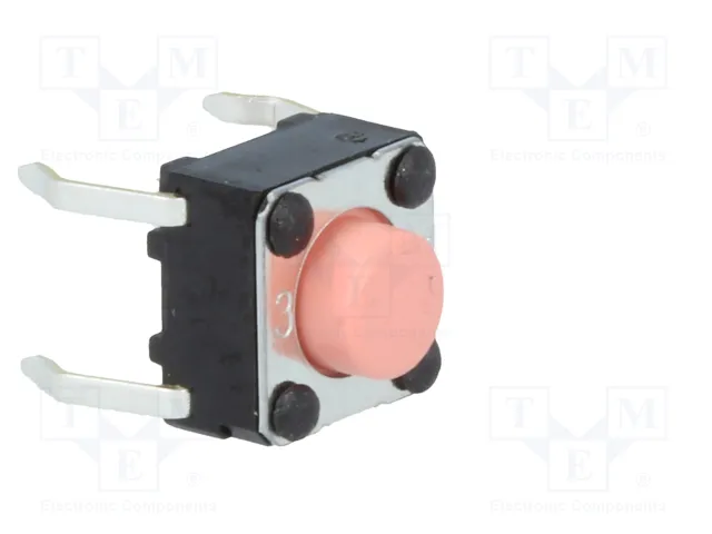 Aratas (Formerly Omron Components) Microconmutador TACT B3F-1025 SPST-NO