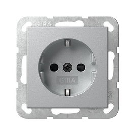 GIRA 445326 Schuko SH System 55 F Alu