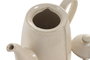 DKD Home Decor Tetera de Gres Liangfeng 26 Beige 600ml