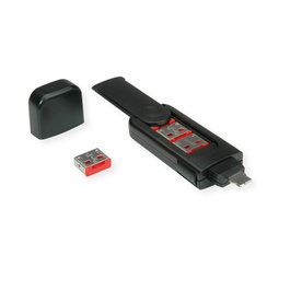 ROLINE USB Typ A Port Blocker con 4 bloqueadores y 1 llave de seguridad.