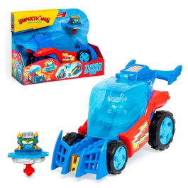 Superthings Turbo Spinner - Heroe Pstsp116In341 Vehículo Lanzador Peonza Kazoom