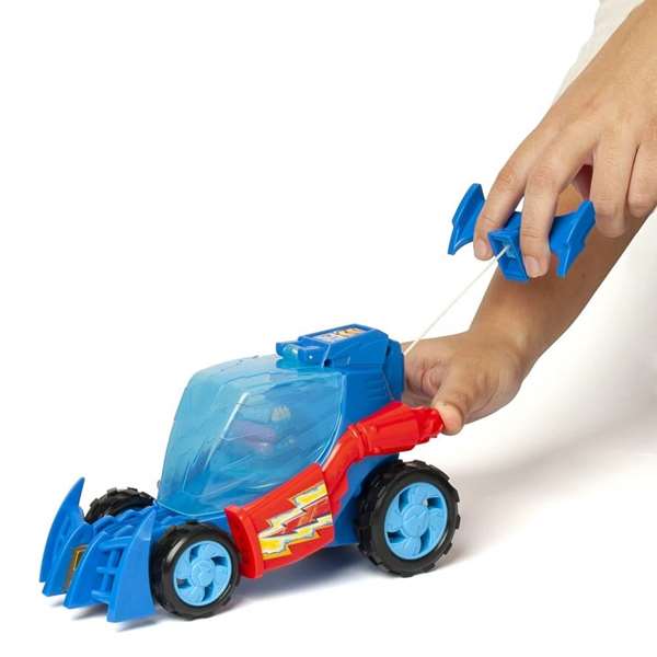 Magic Box Superthings Kazoom Power Vehiculo Turbo Spinner Hero Figura 23x19x8 cm