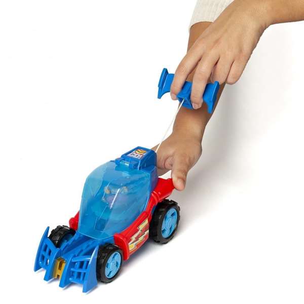 Magic Box Superthings Kazoom Power Vehiculo Turbo Spinner Hero Figura 23x19x8 cm