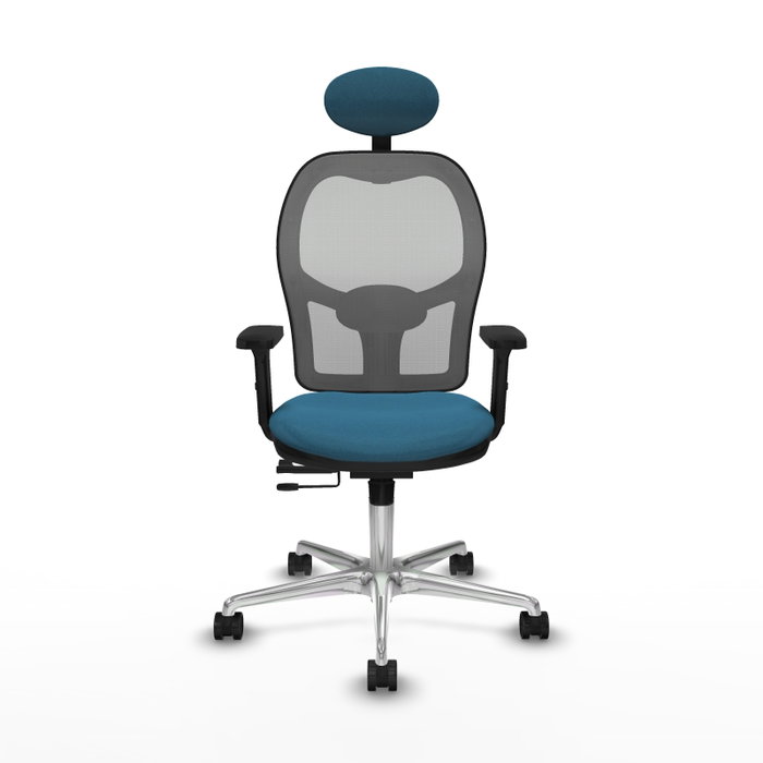PIQUERAS Y CRESPO Silla de oficina Jorquera Verde petróleo y Gris PIQUERAS Y CRESPO Silla de oficina Jorquera Verde petróleo y Gris