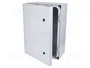 FIBOX ARCA Carcasa de pared de policarbonato gris