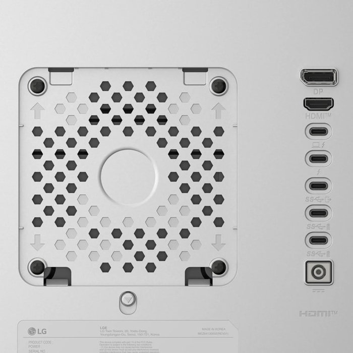 LG Monitor Ultrafine 32U990A-S 32 Pulgadas 6K IPS Black Thunderbolt 5 para Mac Diseño Gráfico Fotografía Edición Vídeo