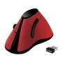 LogiLink Ratón Ergonómico Vertical 2.4 GHz Rojo