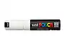 POSCA Marcador PC-8K No Permanente Punta Biselada 8.0 mm Blanco