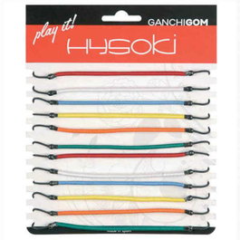 Hysoki Goma Con Gancho Colores (12 Unidades)