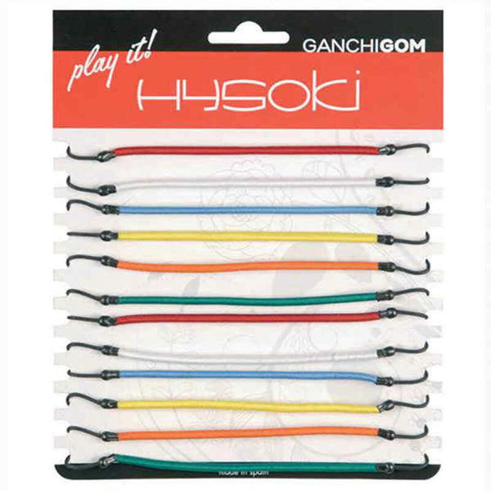 Hysoki Goma Con Gancho Colores (12 Unidades) Hysoki Goma Con Gancho Colores (12 Unidades)