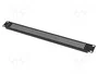 Lanberg AK-1411-B Panel ciego 1U Negro