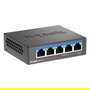 D-Link Switch DMS-105 Multigigabit 5 Puertos 2.5G RJ-45 10/100/1000 sin gestión Plug & Play