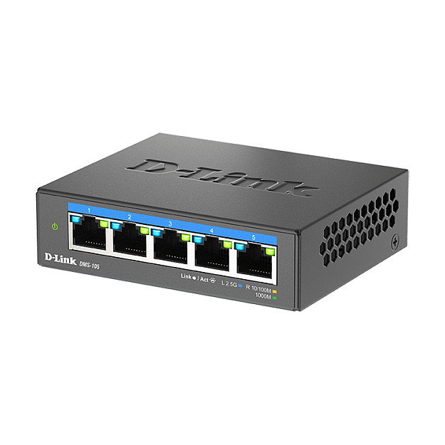 D-Link DMS-105 Switch Multigigabit de 5 Puertos 2.5G