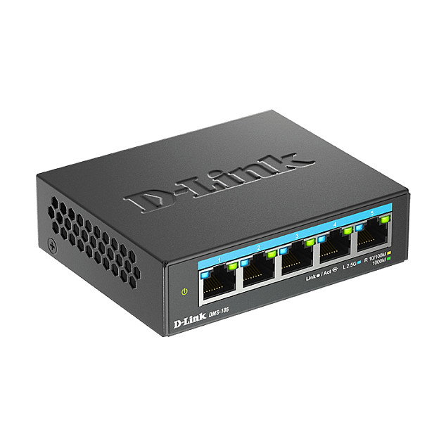 D-Link DMS-105 Switch Multigigabit de 5 Puertos 2.5G
