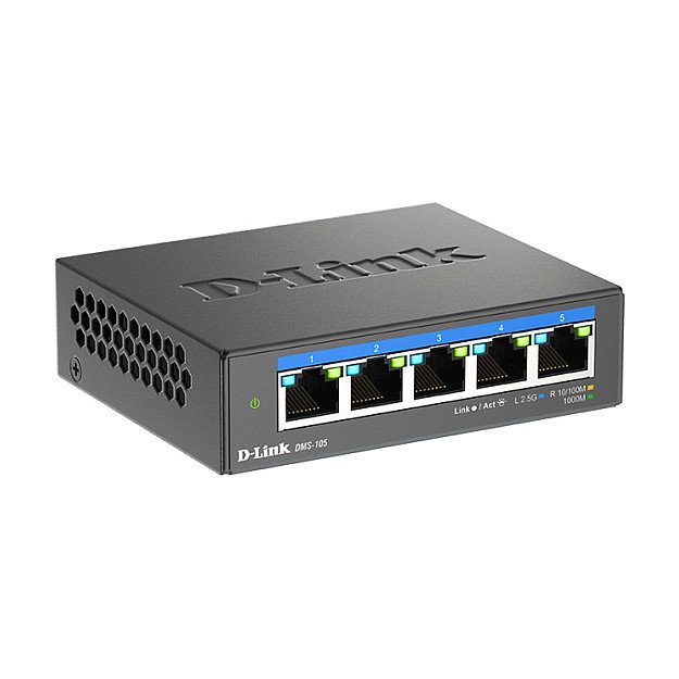D-Link DMS-105 Switch Multigigabit de 5 Puertos 2.5G