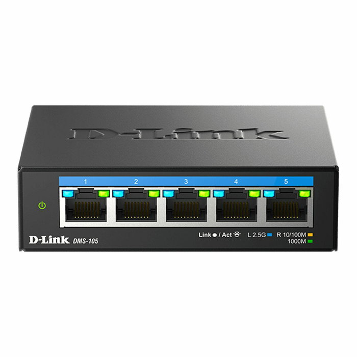 D-Link DMS-105 Switch Multigigabit de 5 Puertos 2.5G