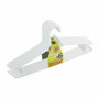 Hidalgo Perchas de doble grosor color blanco, 6 uds