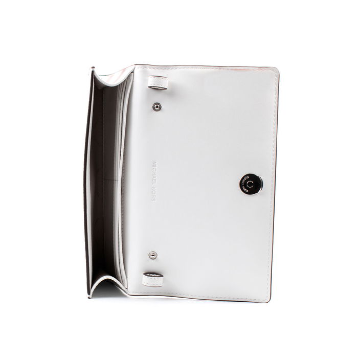 Bolso Bandolera Michael Kors Carson Blanco 22 x 12 x 4 cm