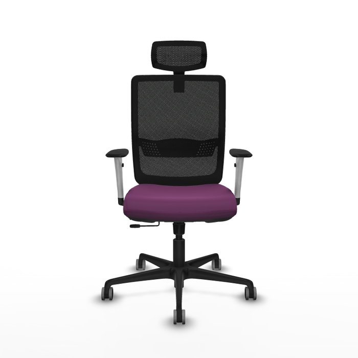 PIQUERAS Y CRESPO Silla de oficina Haches Morada con mecanismo Sincro/Traslack PIQUERAS Y CRESPO Silla de oficina Haches Morada con mecanismo Sincro/Traslack