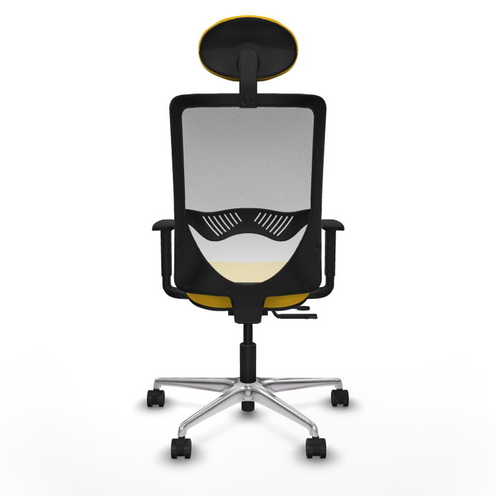PIQUERAS Y CRESPO Silla de oficina Zulema con mecanismo Sincro/Traslack Amarillo y Blanco PIQUERAS Y CRESPO Silla de oficina Zulema con mecanismo Sincro/Traslack Amarillo y Blanco