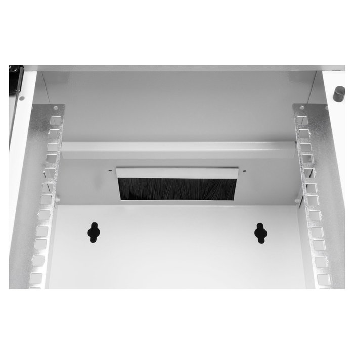 Digitus Armario Rack SOHO PRO de Pared 9U Gris 460x315x300 mm IP20 - 10 pulgadas, Rieles Ajustables, Bloqueo, 60 kg de Capacidad