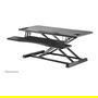 Newstar Neomounts Sitz-Steh-Arbeitsplatz Soporte Ajustable de Pie para Escritorio 15 kg de Carga, NS-WS300BLACK