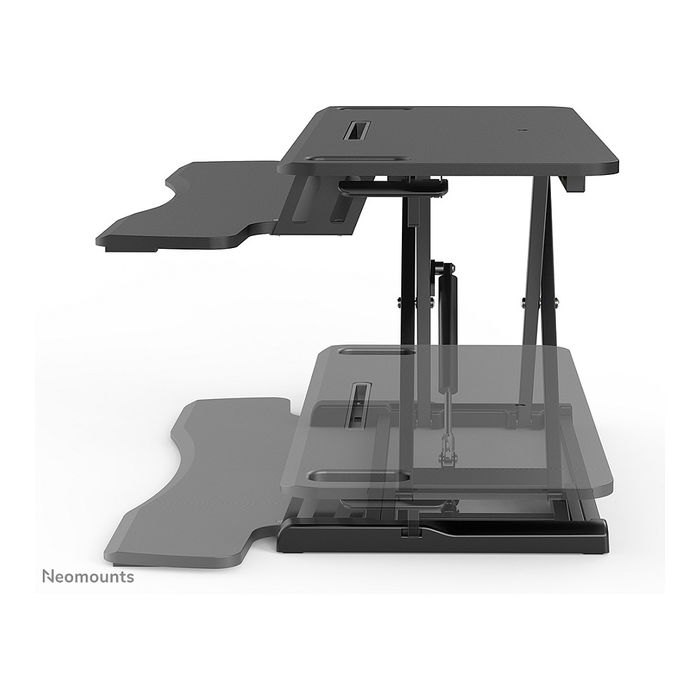 Newstar Neomounts Sitz-Steh-Arbeitsplatz Soporte Ajustable de Pie para Escritorio 15 kg de Carga, NS-WS300BLACK Newstar Neomounts Sitz-Steh-Arbeitsplatz Soporte Ajustable de Pie para Escritorio 15 kg de Carga, NS-WS300BLACK