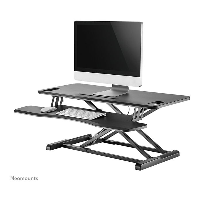 Newstar Neomounts Sitz-Steh-Arbeitsplatz Soporte Ajustable de Pie para Escritorio 15 kg de Carga, NS-WS300BLACK Newstar Neomounts Sitz-Steh-Arbeitsplatz Soporte Ajustable de Pie para Escritorio 15 kg de Carga, NS-WS300BLACK