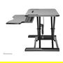 Newstar Neomounts Sitz-Steh-Arbeitsplatz Soporte Ajustable de Pie para Escritorio 15 kg de Carga, NS-WS300BLACK