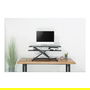 Newstar Neomounts Sitz-Steh-Arbeitsplatz Soporte Ajustable de Pie para Escritorio 15 kg de Carga, NS-WS300BLACK