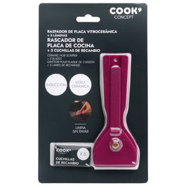 Cook Concept Limpia Vitrocerámica 5 Recargable para Cocina y Ollas Acero Manganeso