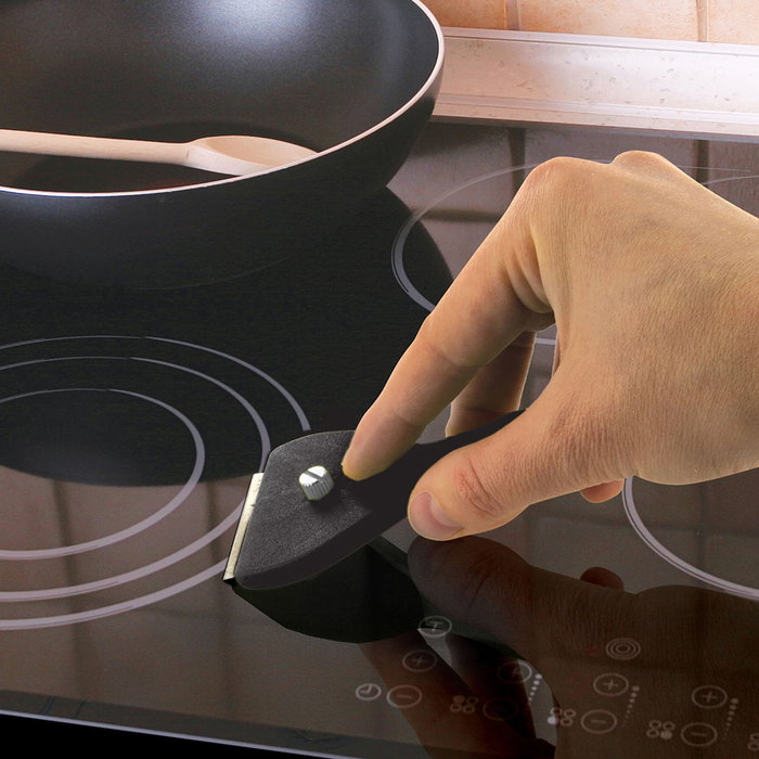 Cook Concept Limpia Vitrocerámica 5 Recargable para Cocina y Ollas Acero Manganeso