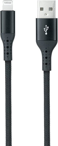 Nanocable Cable Lightning a USB 2.0 Negro Mallado, 1 m Nanocable Cable Lightning a USB 2.0 Negro Mallado, 1 m