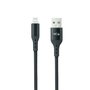 Nanocable Cable Lightning a USB 2.0 Negro Mallado, 1 m