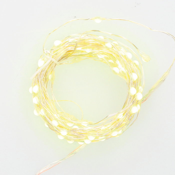 GSC Evolution Guirnalda de alambre LED 9,9M con USB y mando RGB