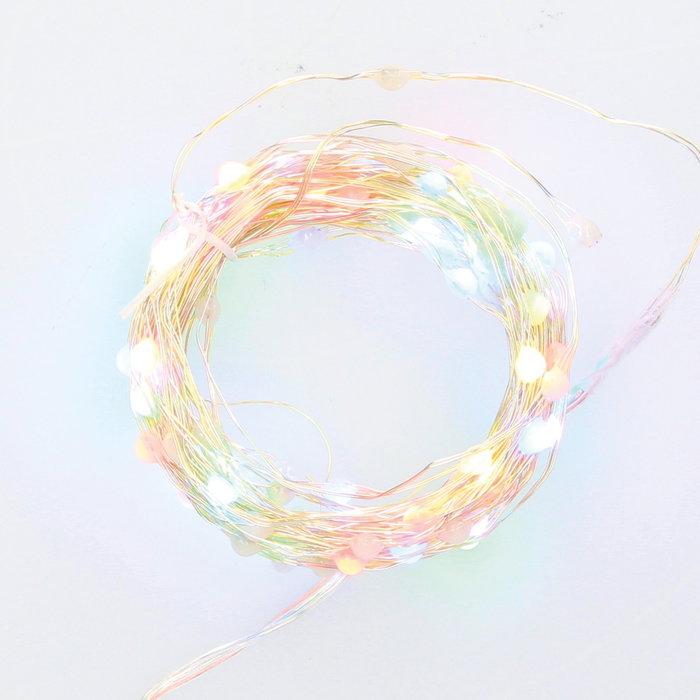 GSC Evolution Guirnalda de alambre LED 9,9M con USB y mando RGB