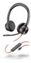 Poly Blackwire 8225 Auriculares estéreo USB-C con certificación Microsoft Teams y adaptador USB-C/A, Negro
