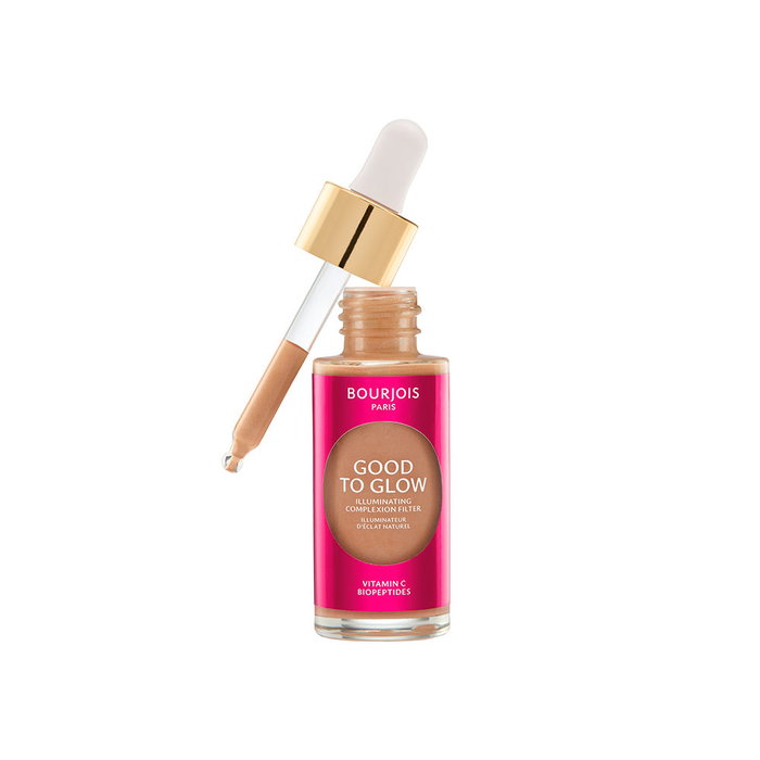 Bourjois Good to Glow Iluminador Facial con Vitamina C Tono #5 - 30 ml - Efecto Radiante y Luminoso Bourjois Good to Glow Iluminador Facial con Vitamina C Tono #5 - 30 ml - Efecto Radiante y Luminoso