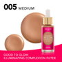 Bourjois Good to Glow Iluminador Facial con Vitamina C Tono #5 - 30 ml - Efecto Radiante y Luminoso