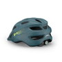 MET Crackerjack Casco Niños Unisex 52-57 cm con Visera Desmontable y Luz LED Integrada